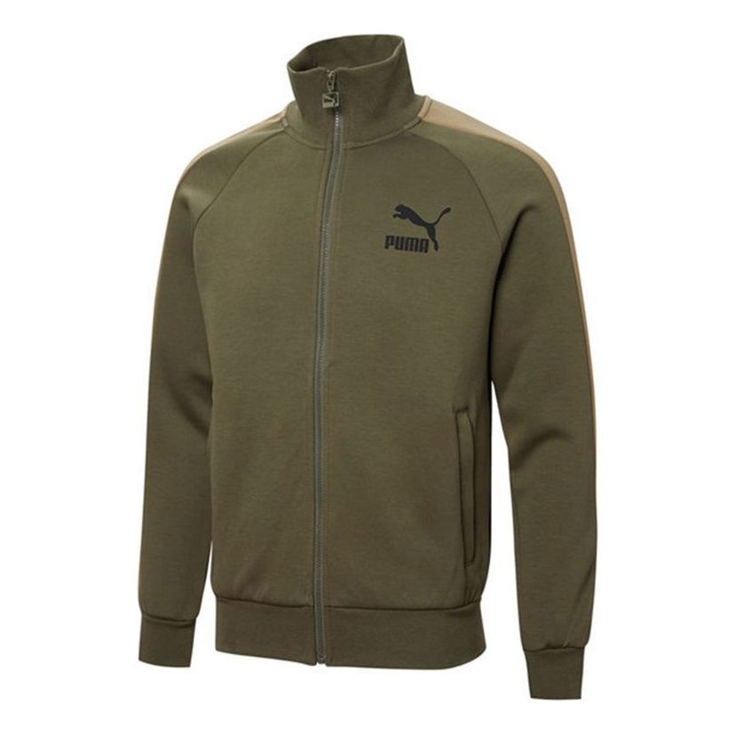 Яке Puma Iconic T7 Colorblock Stand Collar Track Jacket Зелено | 531377-44
