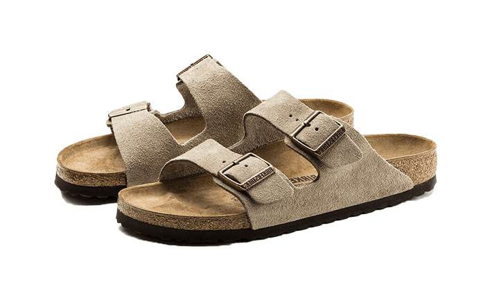 Кецове и обувки Birkenstock Arizona Suede Leather Taupe Бежово | 0051461/0051463, 1