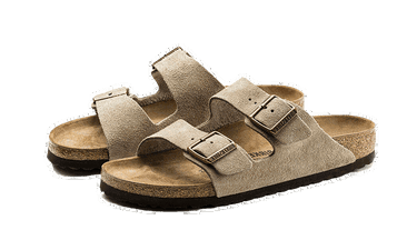 Кецове и обувки Birkenstock Arizona Suede Leather Taupe Бежово | 0051461/0051463, 1