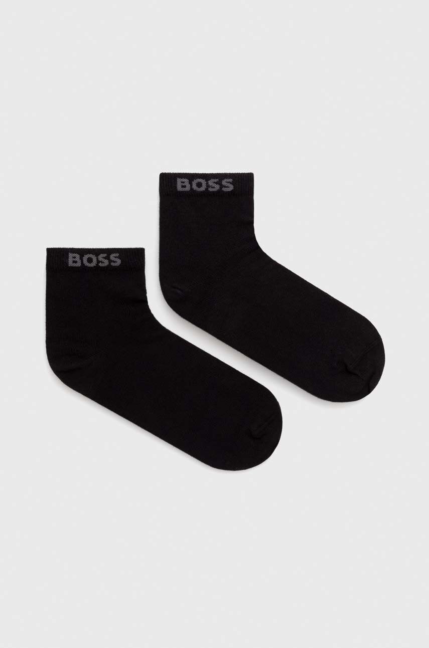 Чорапи BOSS Socks 2-pack Черно | 50491208, 0