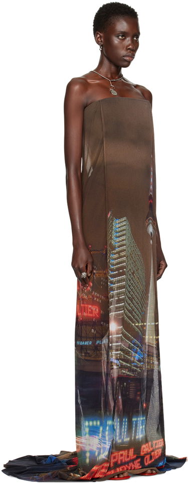 Pокля Jean Paul Gaultier Shayne Oliver Edition Maxi Dress Многоцветен | 24/27-F-RO181-T551-60405030, 1