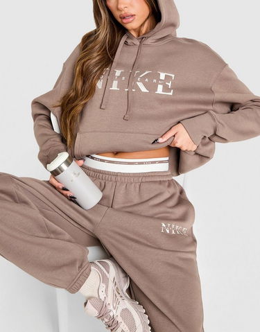 Суитчър Nike NSW Phoenix Fleece Pullover Hoodie Кафяво | IH4054-214, 0
