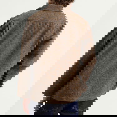 Яке Universal Works Harris Tweed Plaid Easy Jacket Кафяво | 33157-GLD, 3
