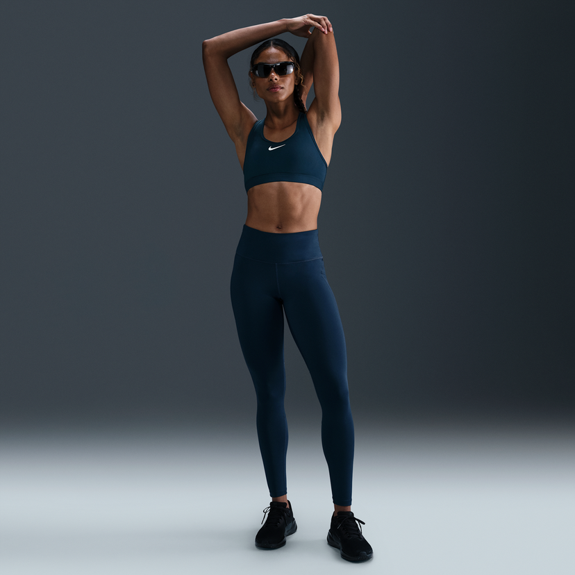 Клинове Nike Epic Fast Mid-Rise Pocket Running Leggings Тъмно синьо | CZ9240-478