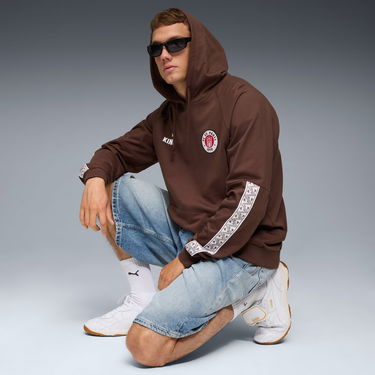 Суитчър Puma FC St. Pauli King Hoody Кафяво | 783601-01, 4
