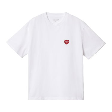 Тениска Carhartt WIP Heart Patch T-Shirt Бяло | I032318_02_XX, 4