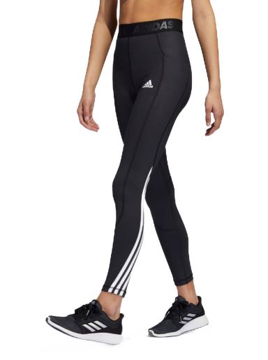 Клинове adidas Originals Techfit 3-Stripes Long Gym Leggings Черно | GR8248