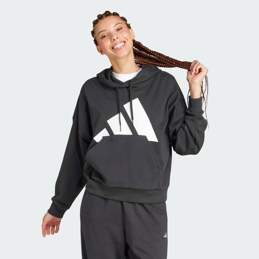 Суитчър adidas Performance Loose Logo Hoodie Черно | JN1845