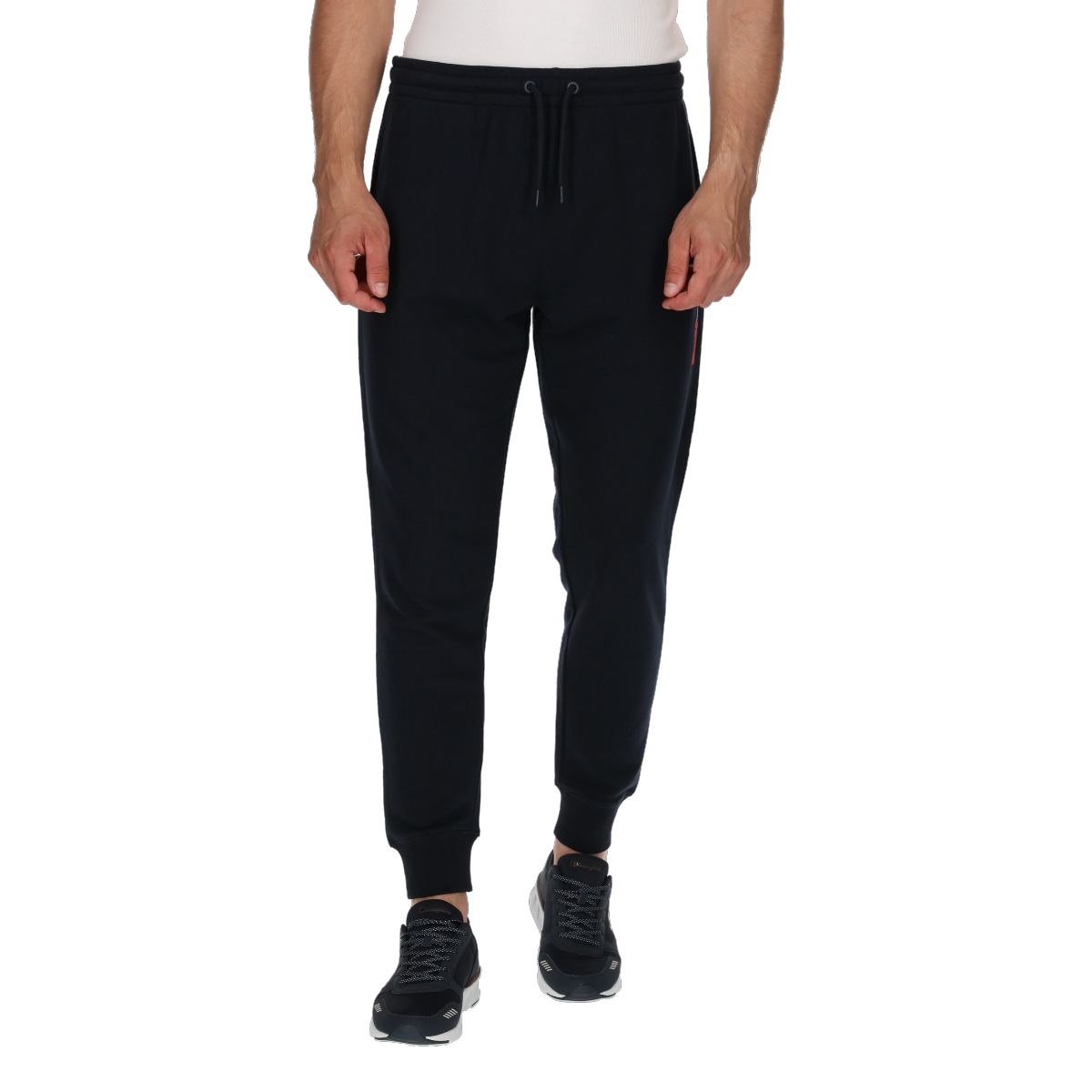 Спортни панталони Champion CLASSIC LABEL Drawstring Cuffed Joggers Тъмно синьо | 219960-BS501, 0