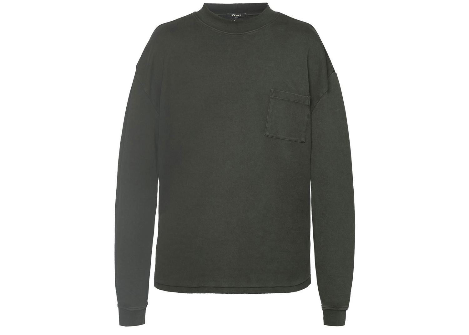 Суитчър adidas Yeezy Season 5 Oversize Cotton Sweatshirt Сиво | KW5U1029, 0