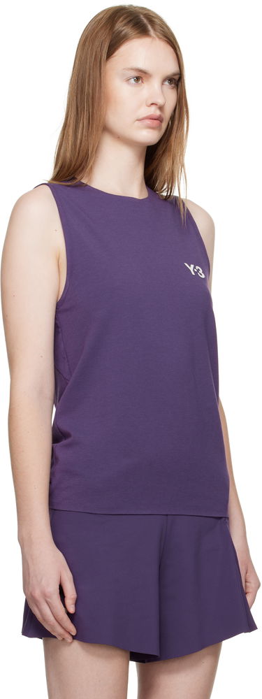 Потник Y-3 Y-3 Match Tank Top Лилаво | JM1157, 4