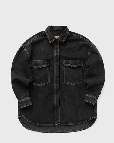 Риза American Vintage YOPDAY-B SHIRT Vintage Shirt Черно | YOP06CH24-BLACK-VINTAGE, 0