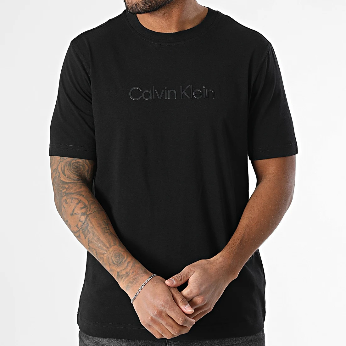 Тениска CALVIN KLEIN Calvin Klein Graphic Short Sleeve T-Shirt Черно | LVGMS5K182-UB1, 1