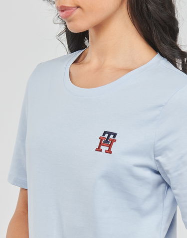 Тениска Tommy Hilfiger T shirt REG MONOGRAM EMB C-NK SS Синьо | WW0WW37433-C1O, 4