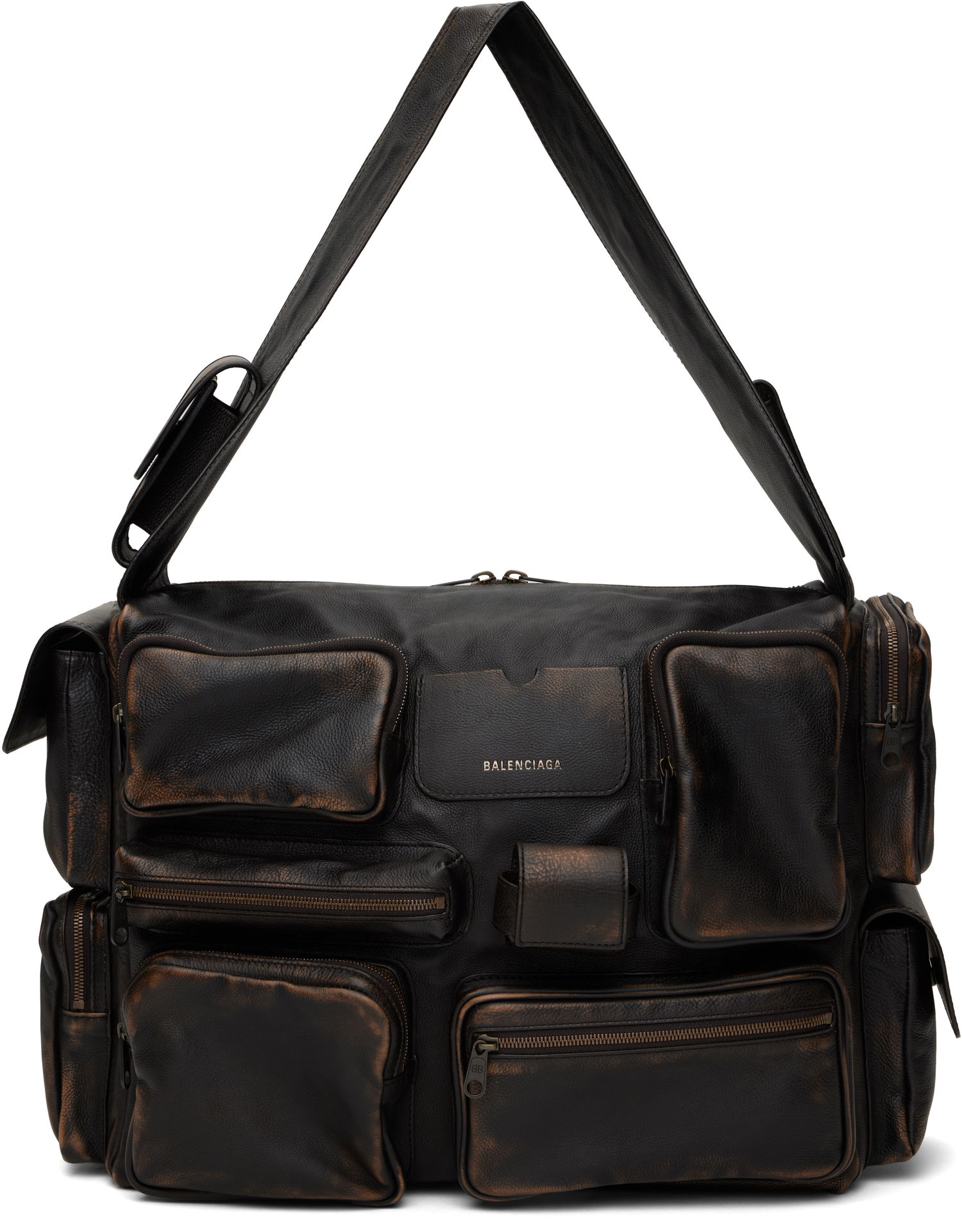 Чанта за пътуване Balenciaga Balenciaga Superbusy Large Sling Bag Черно | 7021682ABFZ, 0