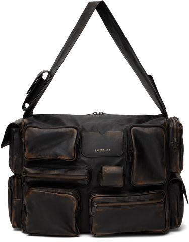 Чанта за пътуване Balenciaga Balenciaga Superbusy Large Sling Bag Черно | 7021682ABFZ, 0