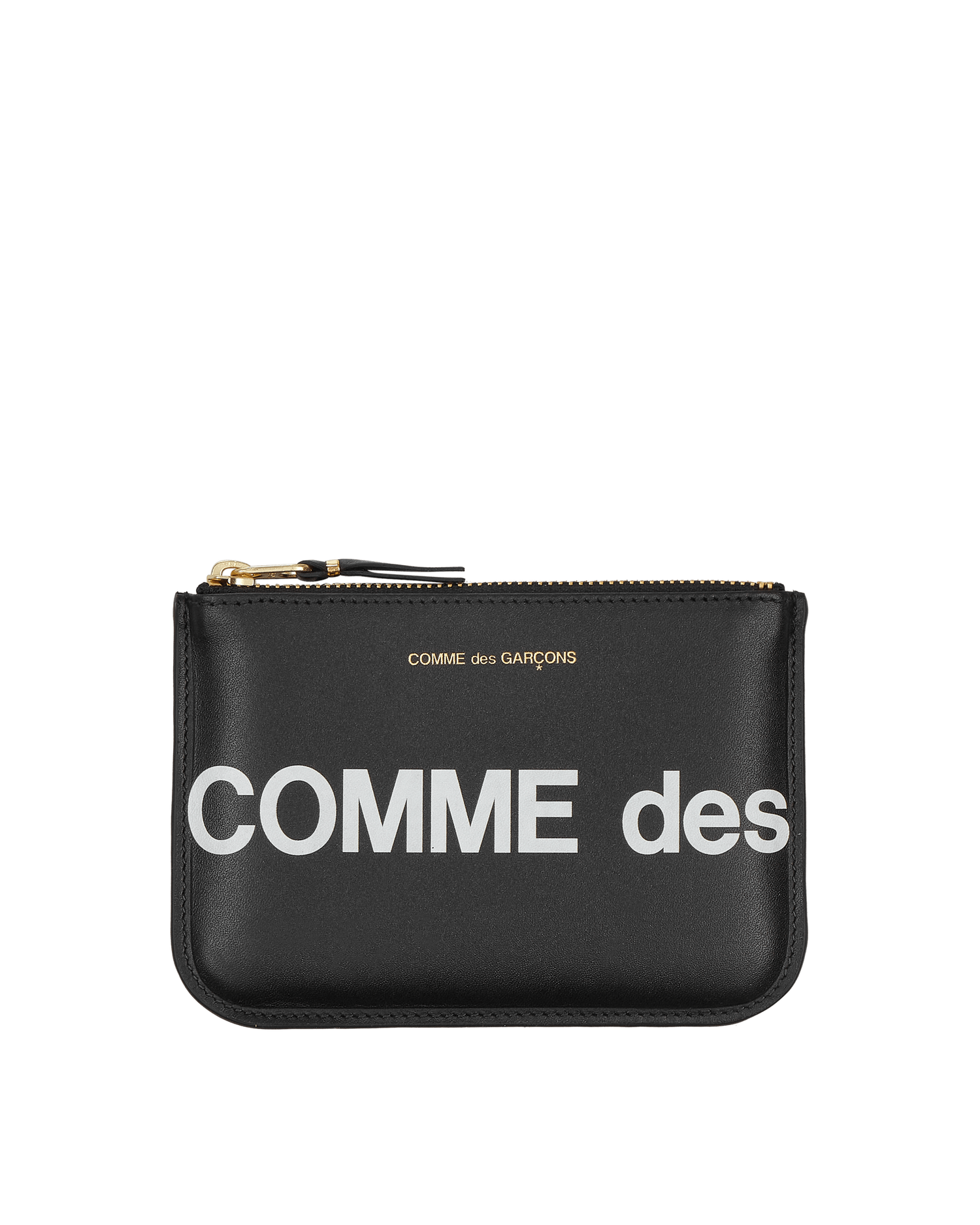 Портфейл Comme des Garçons Huge Logo Zip Pouch Черно | SA8100HL 1, 0