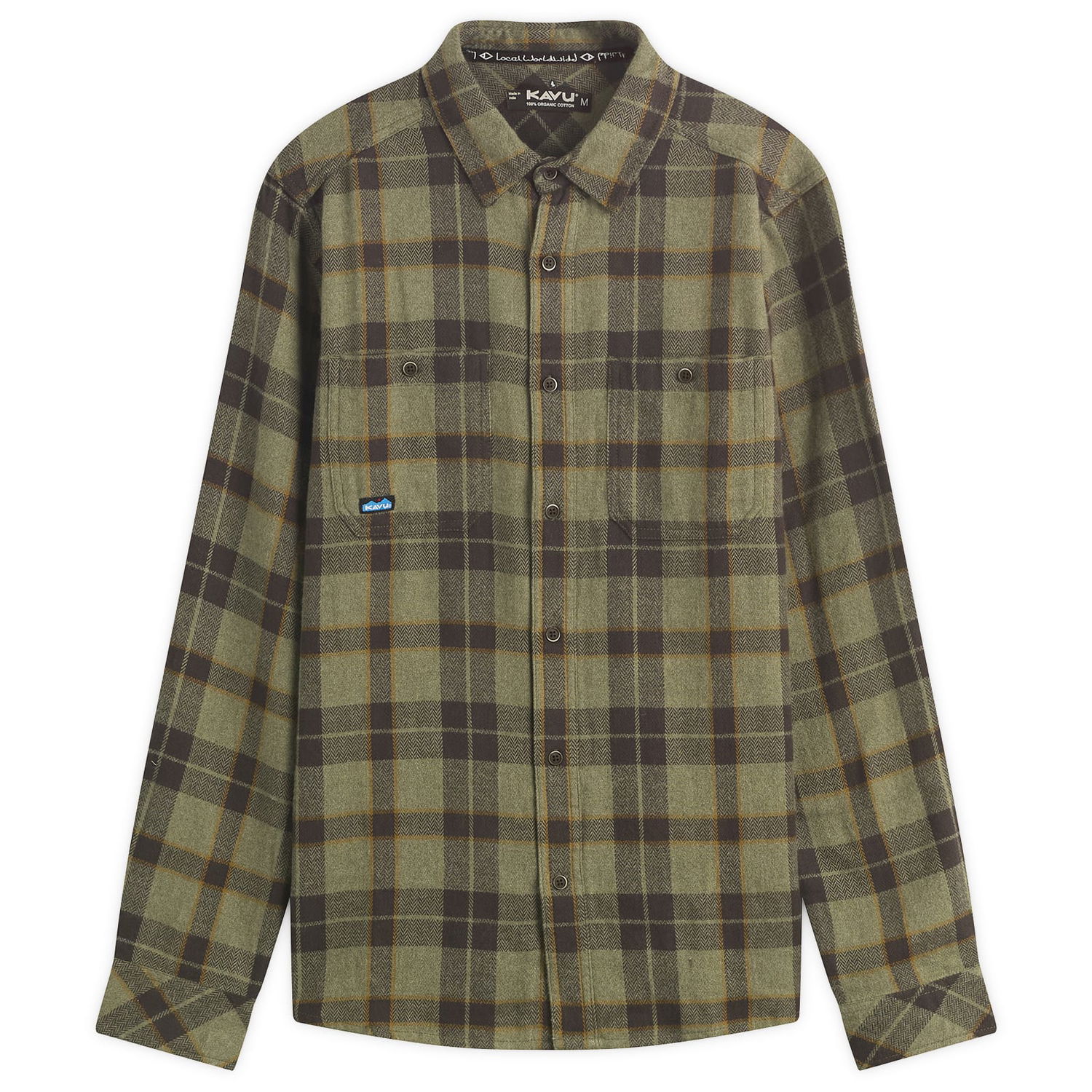 Риза KAVU Big Joe Flannel Shirt Зелено | 510-2706, 0