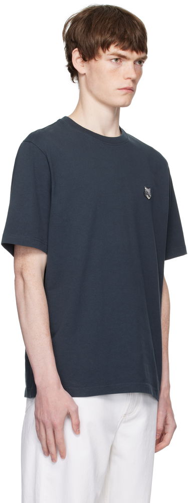 Тениска MAISON KITSUNÉ Maison Kitsuné Fox Head Patch Comfort T-Shirt Сиво | PM00108KJ7025, 4