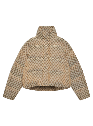 Пухо яке Gucci Balenciaga x The Hacker Project Hacker BB Puffer Jacket Бежово | 681883TLO539585