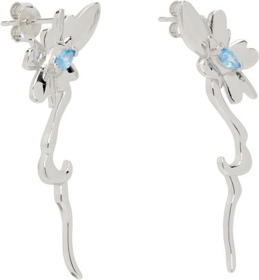 Обеци Collina Strada Collina Strada Daisy Earrings Металик | XX1081, 1