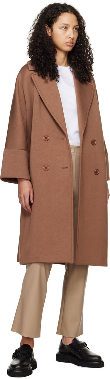 Палта Max Mara Max Mara Epopea Double-Breasted Coat Кафяво | 2419901021600 MM13074, 3