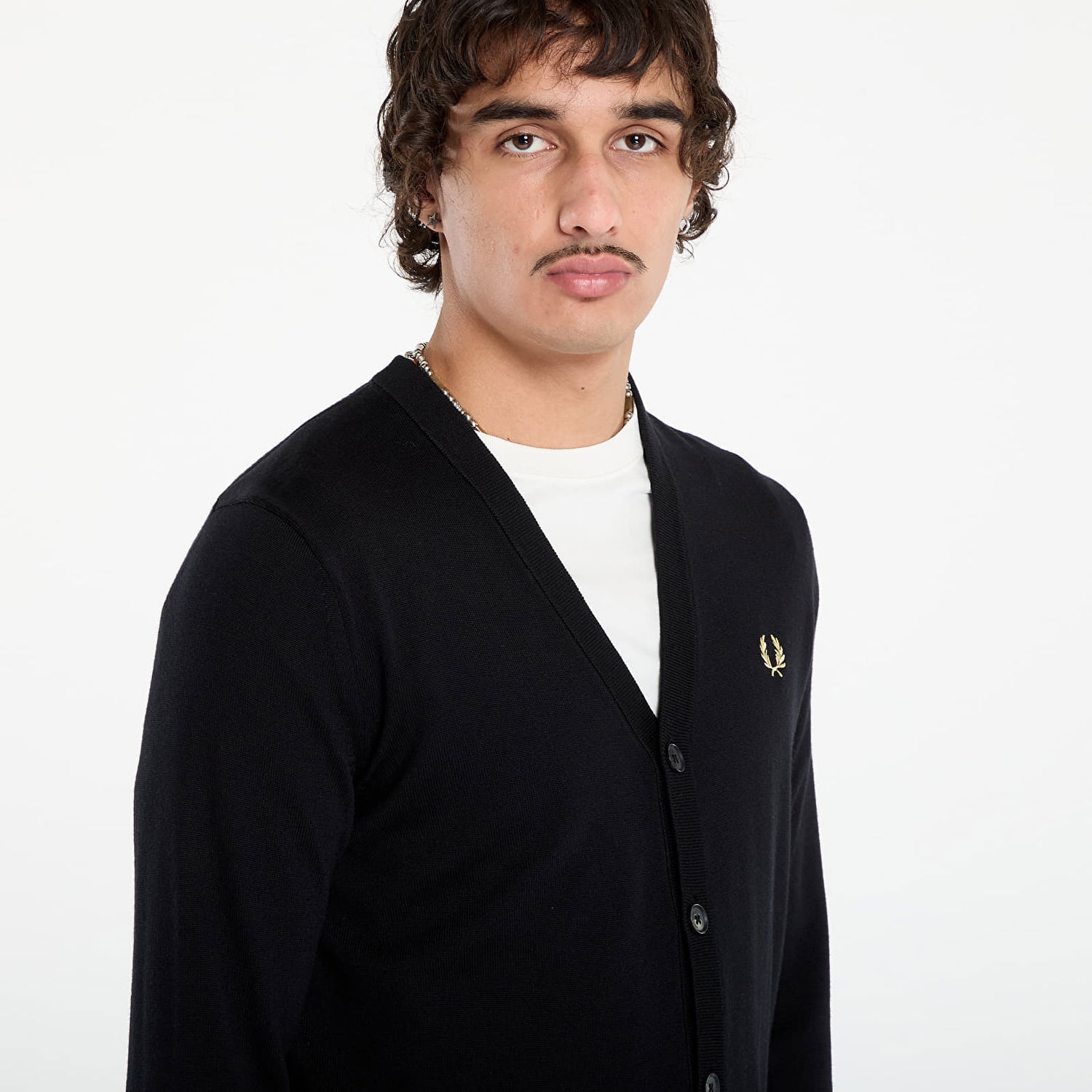 Пуловер Fred Perry Merino Черно | K9551-198, 1