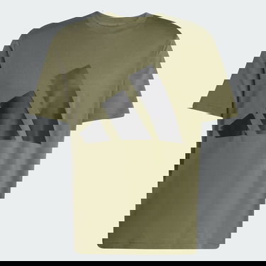 Тениска adidas Performance Essentials Big Logo Graphic Training T-Shirt Зелено | JE8931, 4
