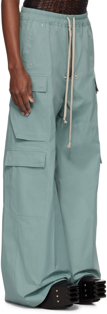 Карго панталони Rick Owens Rick Owens Hollywood Cargobela Cargo Pants Зелено | RU01E5339 TE, 1