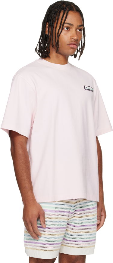 Тениска Casablanca 'Casa' Racing Oversized Short Sleeve T-shirt Розово | M-AW25-JTS-044-01, 1