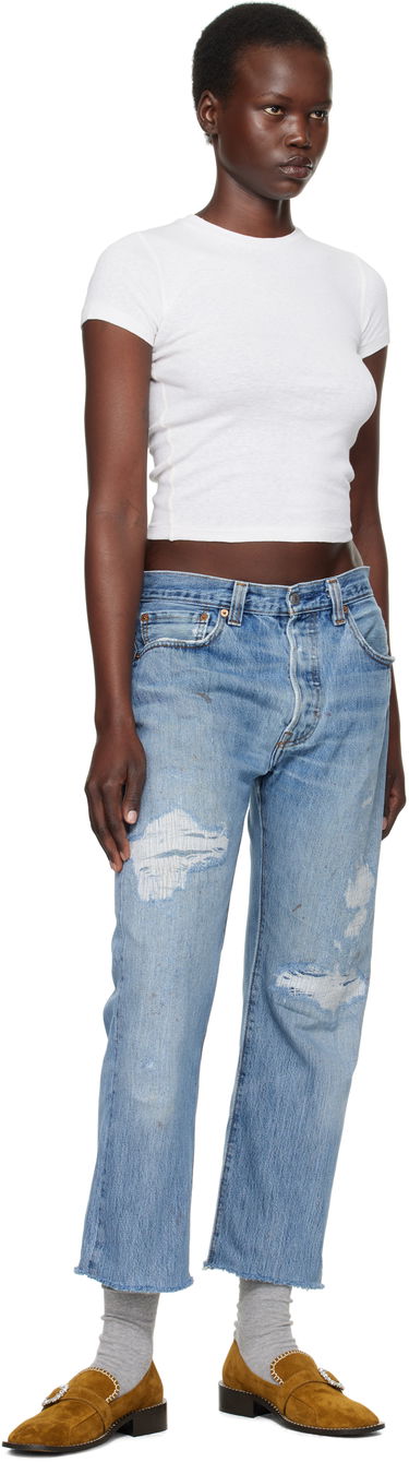 Дънки RE/DONE Re/Done Levi's Edition Boyfriend Jeans Синьо | 1188BFJ, 3