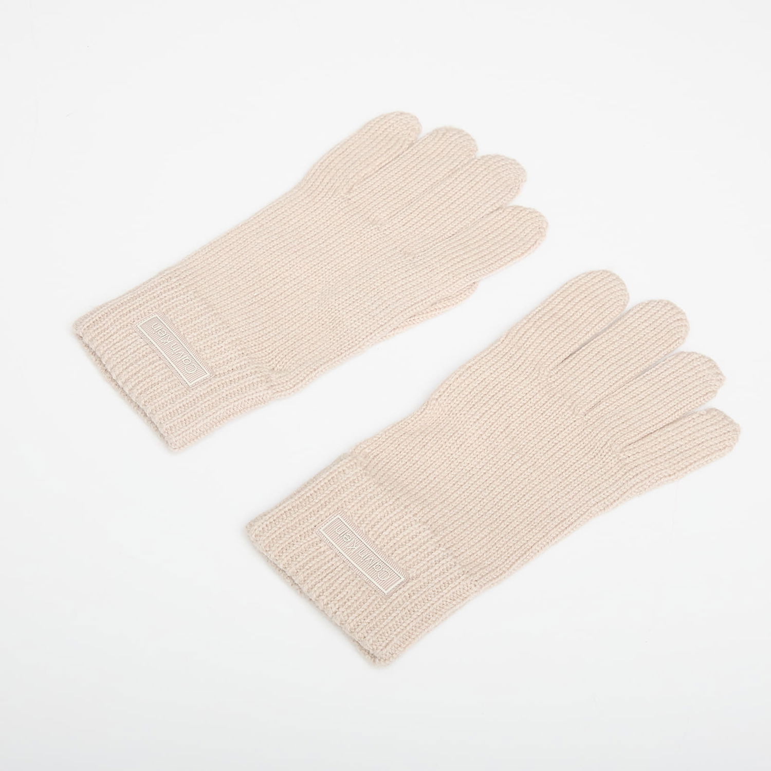 Ръкавици CALVIN KLEIN Calvin Klein Patch Wool Knitted Gloves Бежово | LV14D8031G RMU, 1