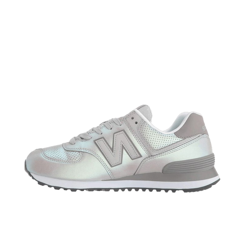 Кецове и обувки New Balance 574 Sheen Pack Silver Сиво | WL574KSC