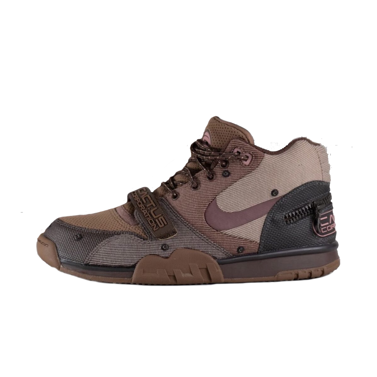 Кецове и обувки Nike Travis Scott x Air Trainer 1 SP "Wheat" Кафяво | DR7515-200, 0