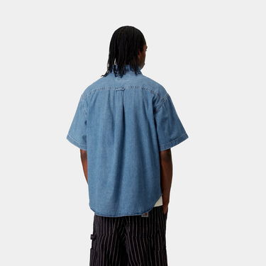 Риза Carhartt WIP Carhartt WIP Lucas Short Sleeve Shirt Синьо | I034575_9, 2