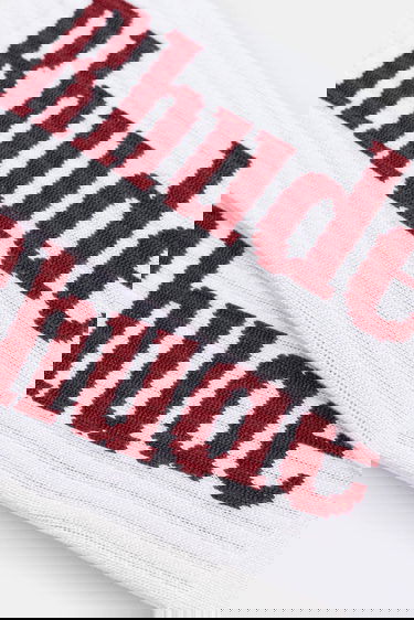 Чорапи Rhude RH Vertical Logo Socks Бяло | RHSS25SO01227, 3