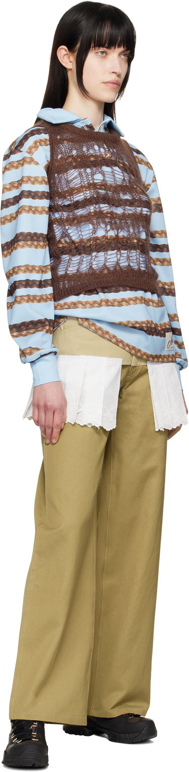 Панталони Andersson Bell Andersson Bell Lace Pleats Skirt Trousers Бежово | apa798w, 3