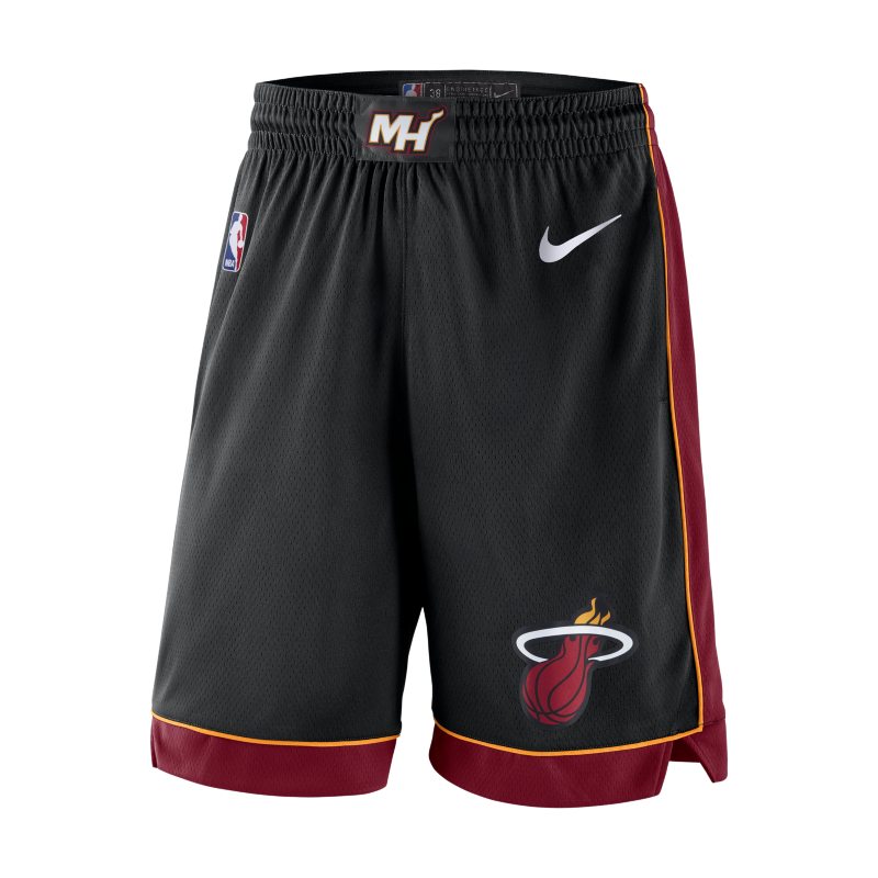 Къси панталони Nike Miami Heat Icon Edition NBA Swingman Shorts Черно | AJ5620-010, 0