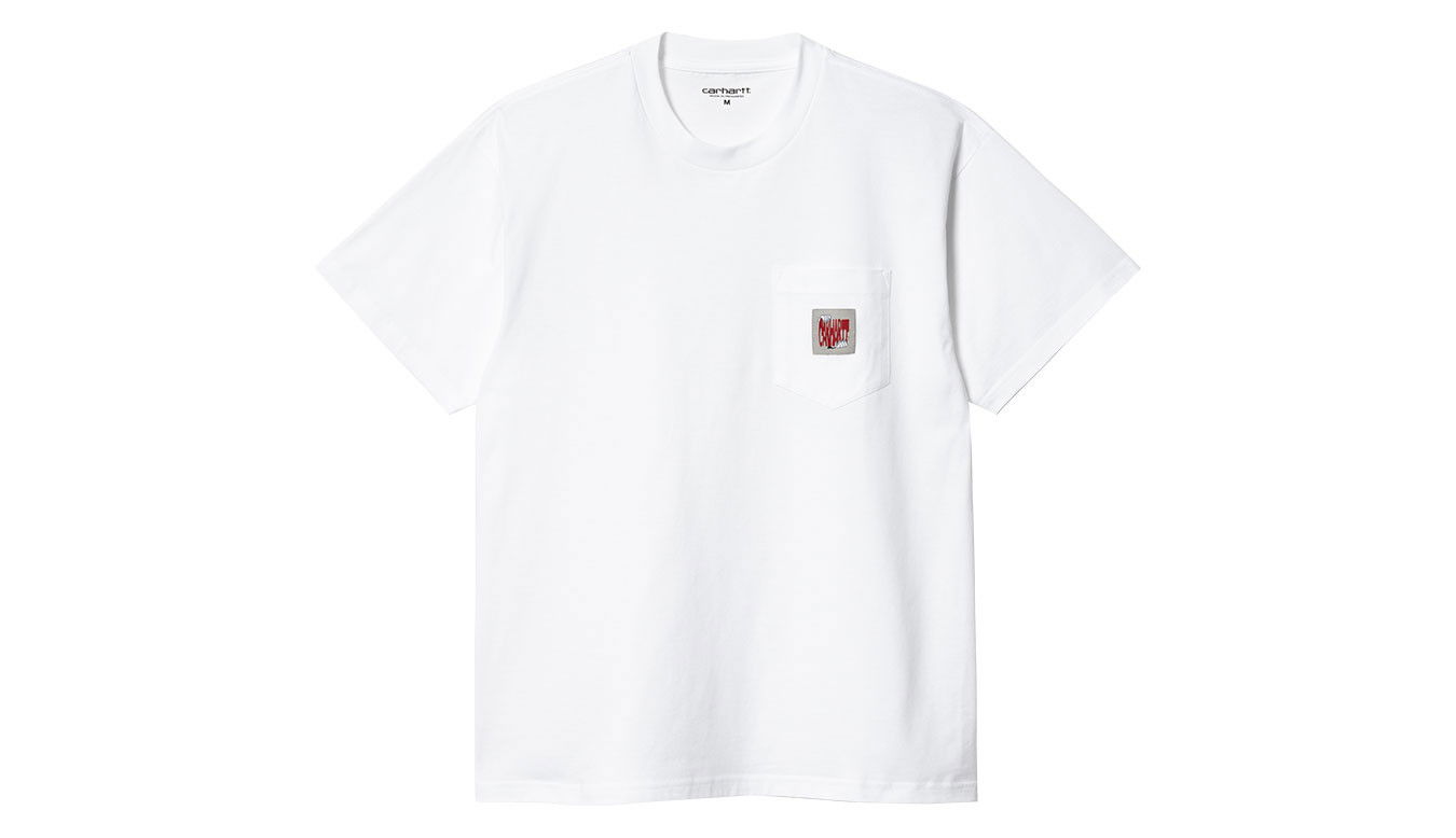 Тениска Carhartt WIP S/S Stretch Pocket T-Shirt White Бяло | I031831_02_XX, 0