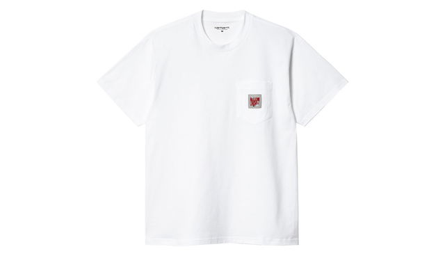 S/S Stretch Pocket T-Shirt White