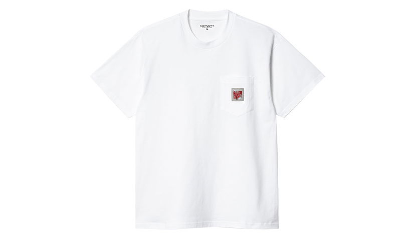 Тениска Carhartt WIP S/S Stretch Pocket T-Shirt White Бяло | I031831_02_XX