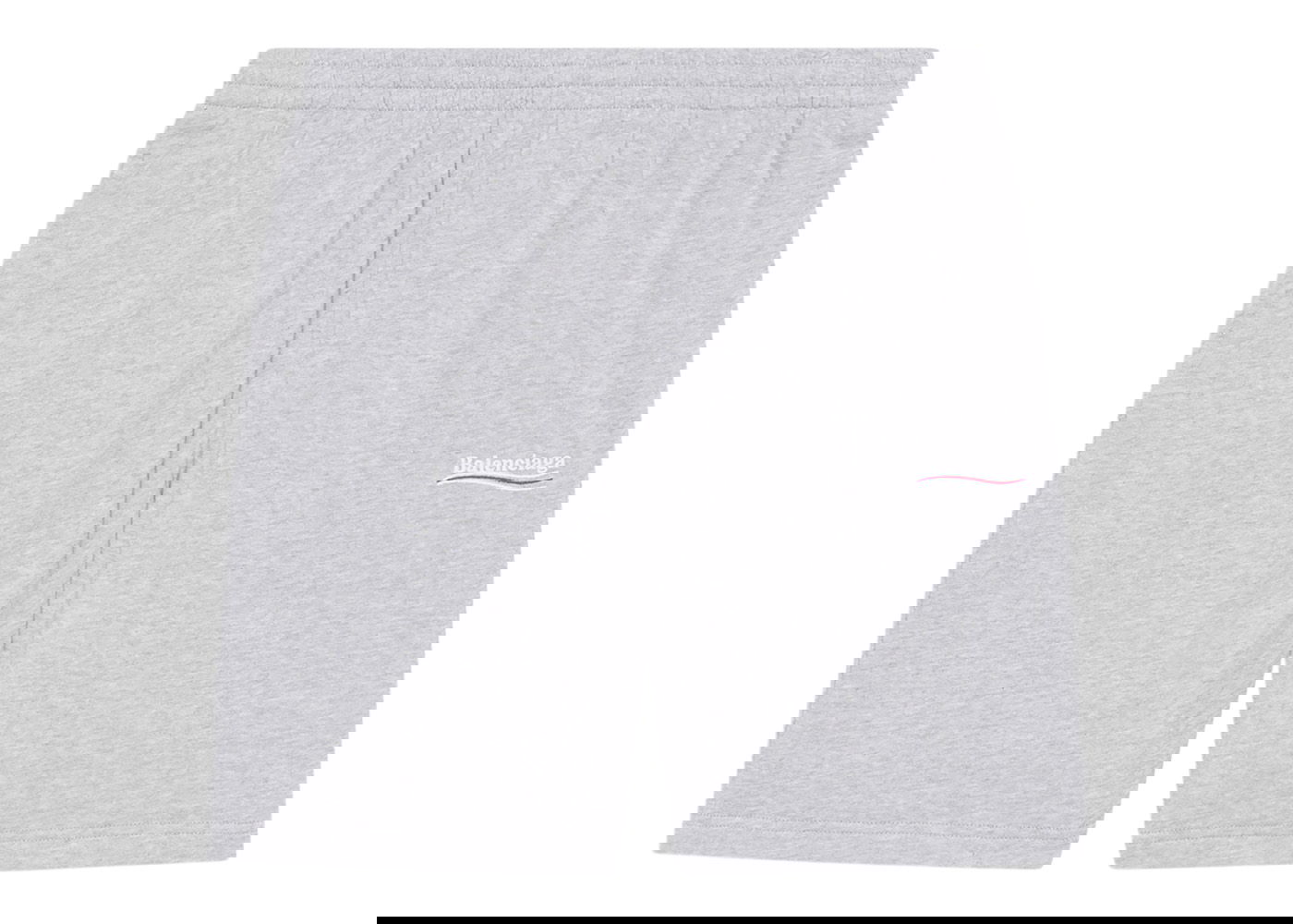 Къси панталони Balenciaga Political Campaign Large Fit Sweat Shorts Бяло | 676137TKVI91379, 0