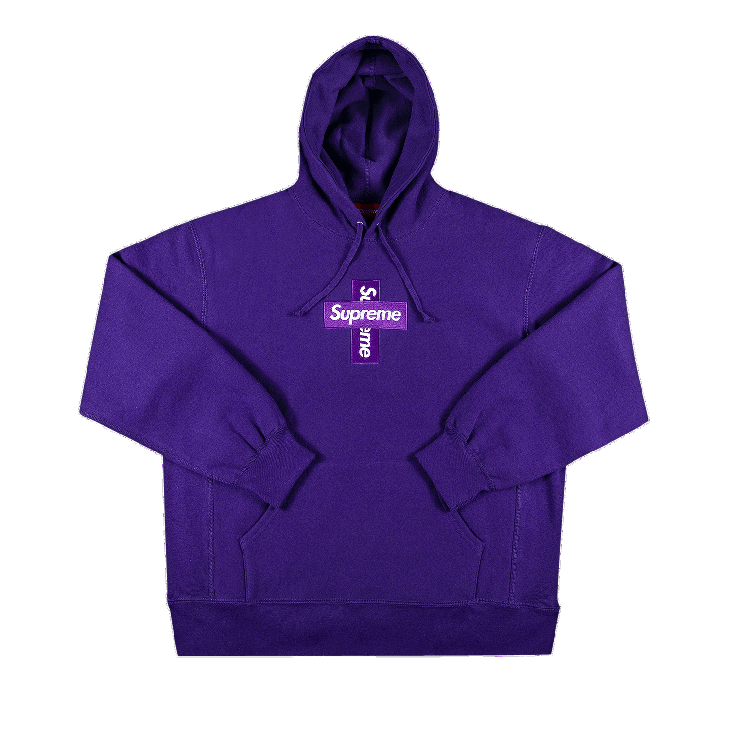 Суитчър Supreme Cross Box Logo Hooded Sweatshirt Лилаво | FW20SW70 PURPLE, 0