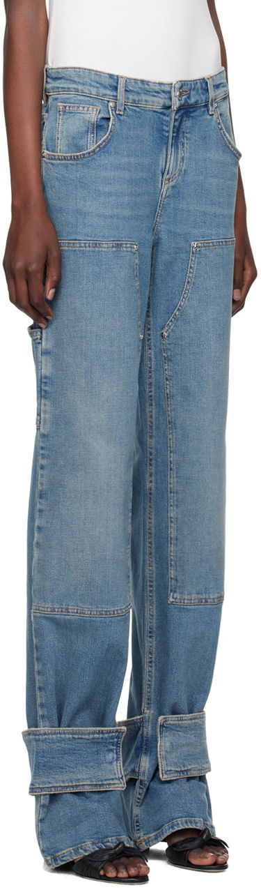 Дънки Blumarine Boyfit Cargo Jeans Синьо | A422J163A, 1