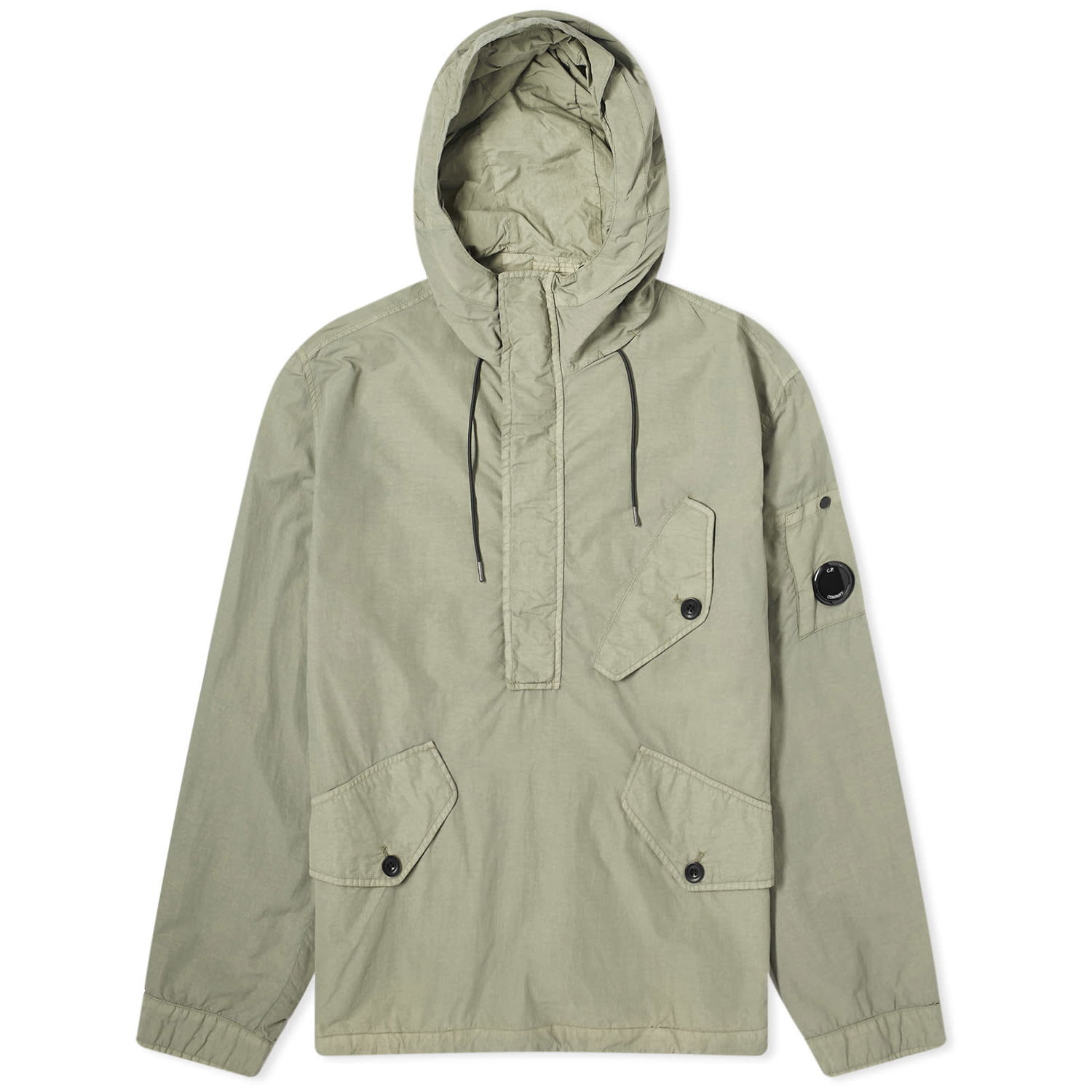 Яке C.P. Company Flatt Nylon Anorak Зелено | 15CMOS067A-005991G-335, 0