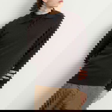 Пуловер Studio Nicholson Polo Knit Кафяво | SARKSNM-1384-WAL, 5