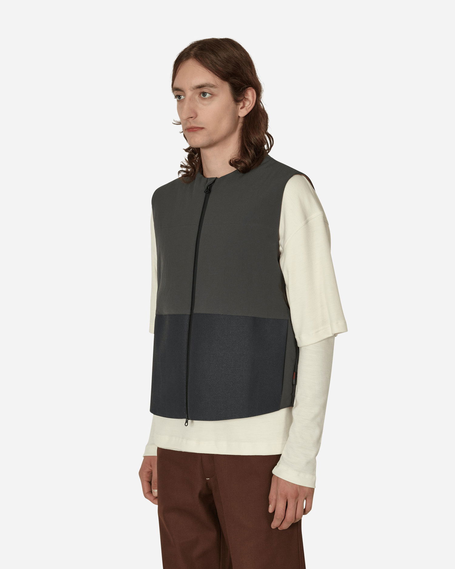 Жилетка GR10K Dynamic Asfalt Padded Vest Сиво | AW22GR3B5SC AG, 1