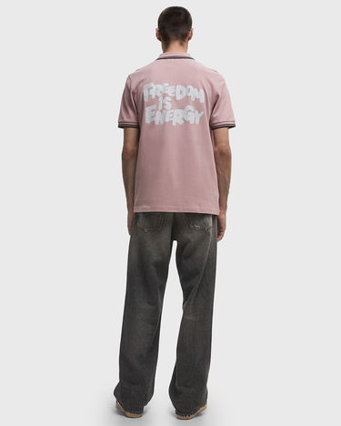 Поло тениска Comme des Garçons Fred Perry T-Shirt Розово | FO-T501-S25-2, 2
