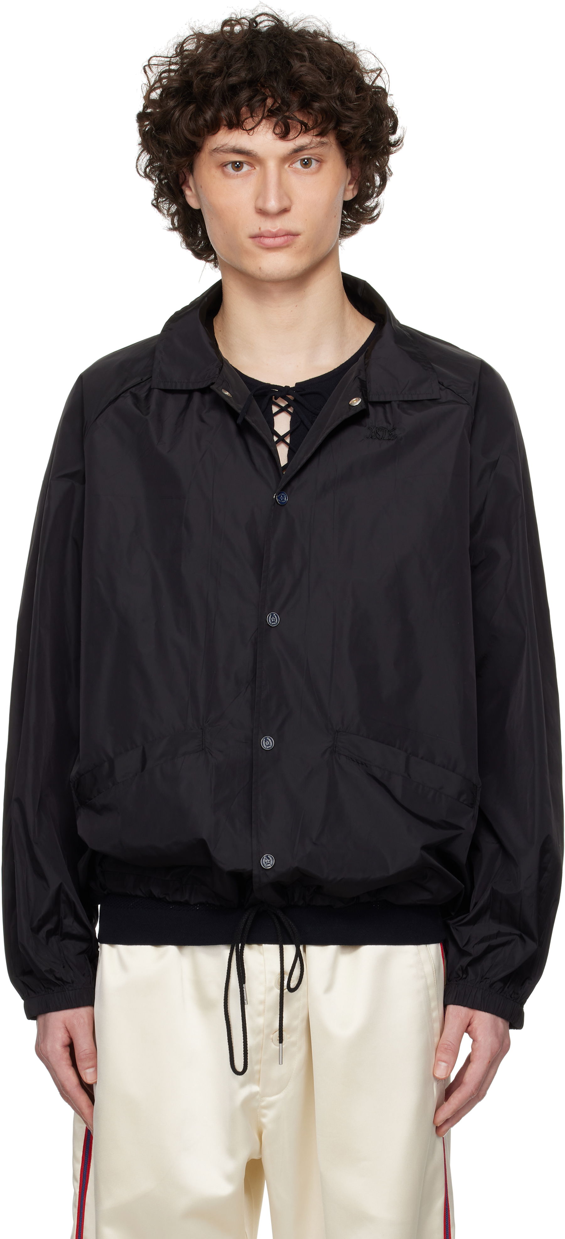 Bode Nylon Track Jacket, 0