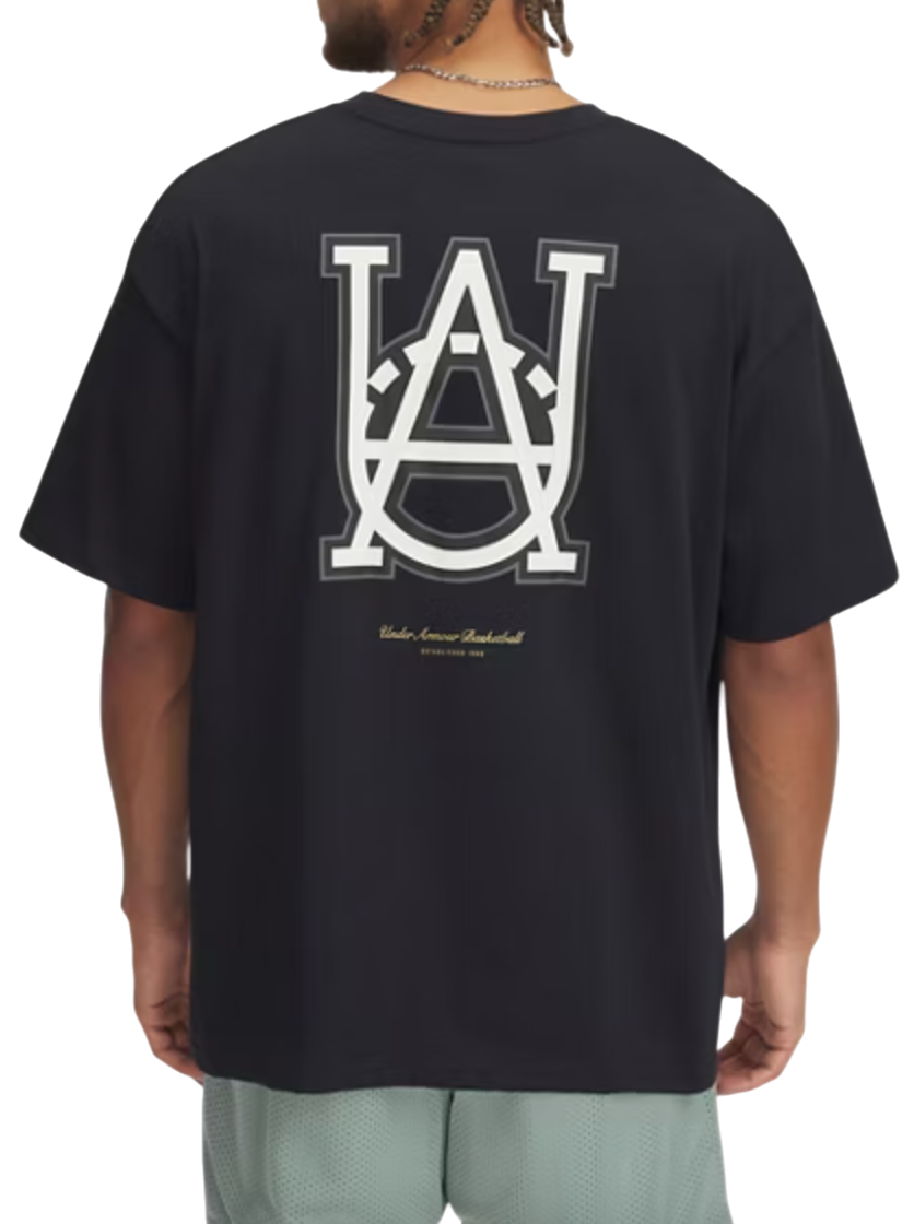 Тениска Under Armour HWT Hoops Courtside T-Shirt Черно | 1390191-001, 1